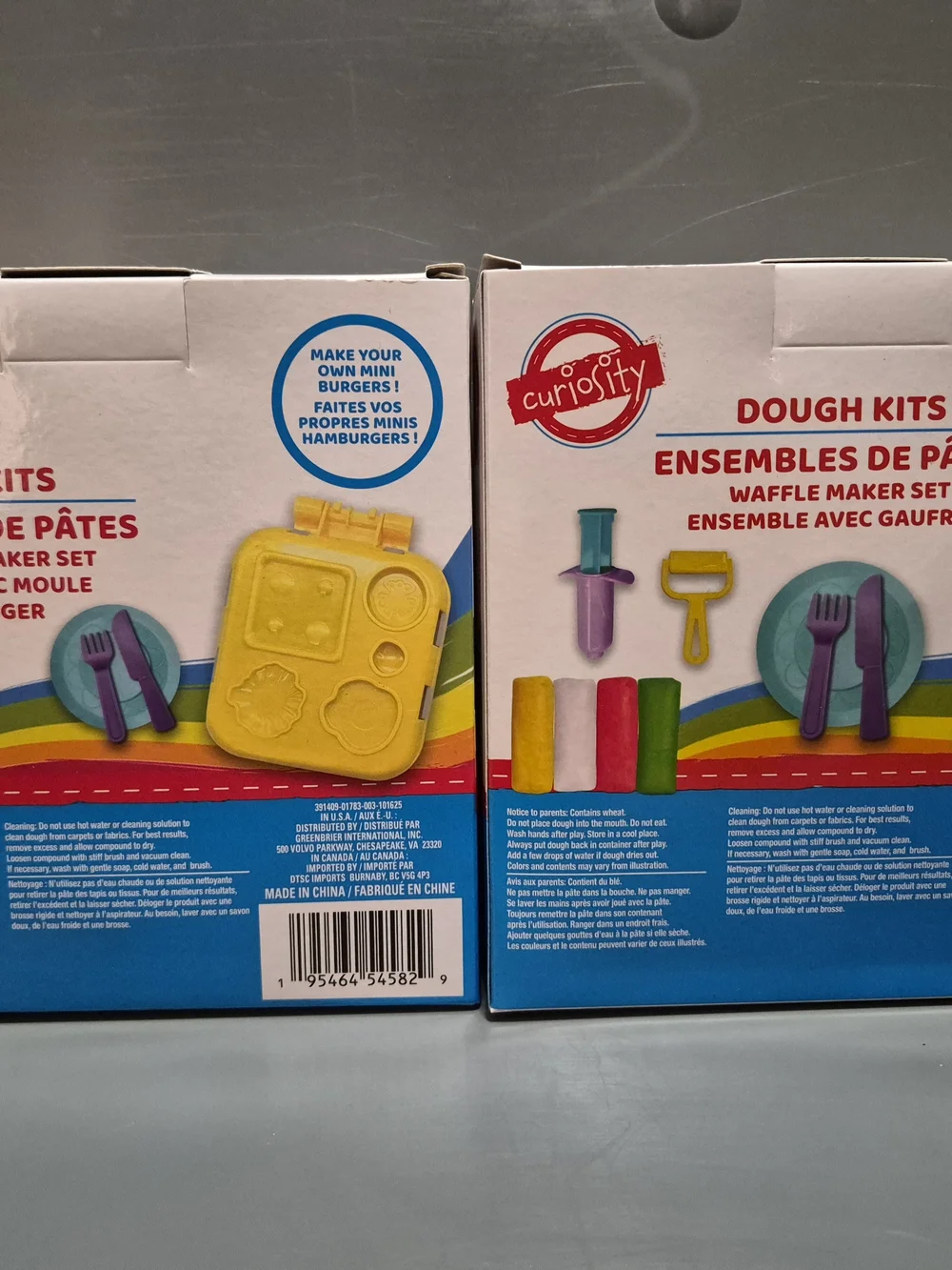 4 Waffle & Burger Dough Kits